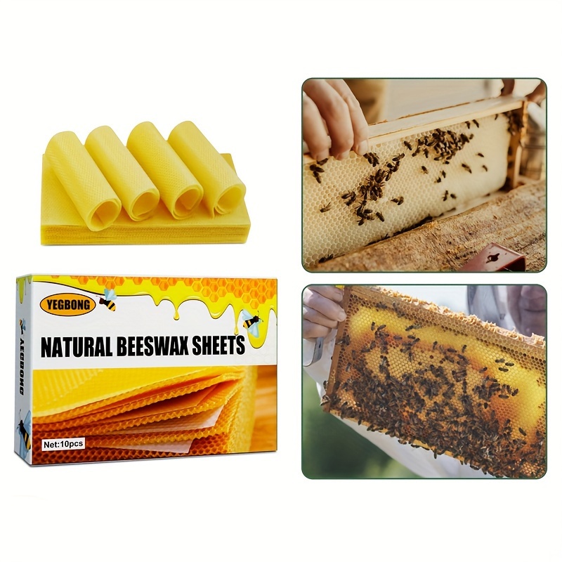 Bee Honey Tablets Wax Beekeeping Equipment Beehoney Comb - Temu