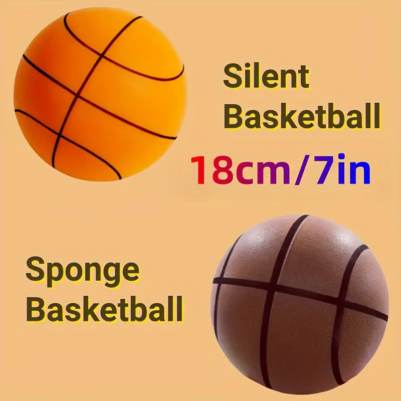 1pc Basket ball Silencieux 7 Pouces Basket ball Intérieur - Temu