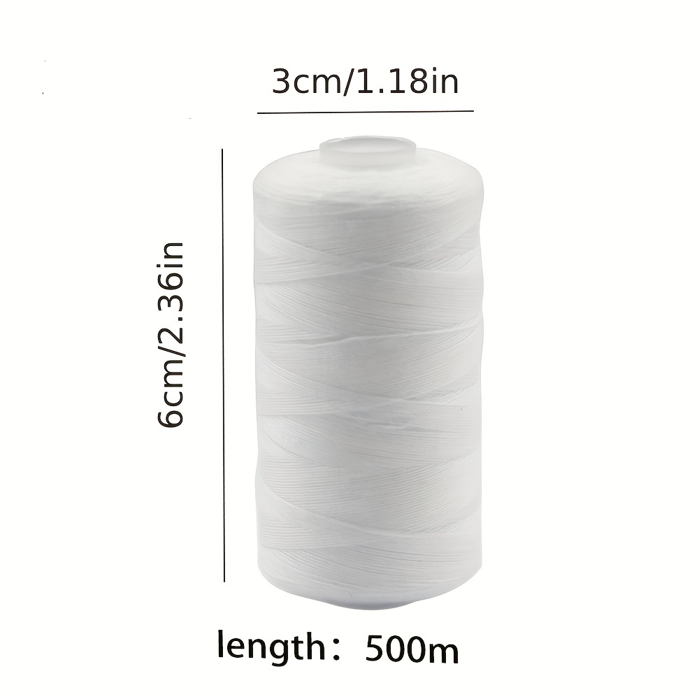 Polyester White Sewing Threads