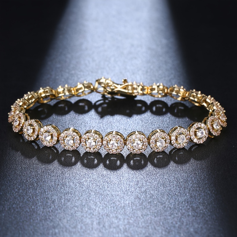 E-shop Mango Kleines Ornament Mode Klassisch Einfach Funkelnd Luxuriös Micro-Pave Synthetische Zirkonia Damen Hochzeit Pendeln All-Match Schmuck