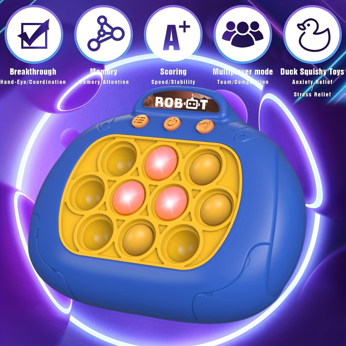  Pop Fidget Toy It Game, Pop Pro It, Push Bubble Stress