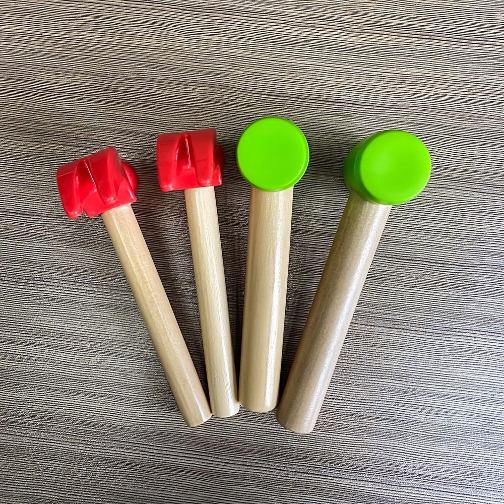 4pcs Wooden Mallet Toy Hammer Simulation Wooden Hammers - Temu