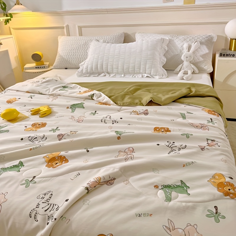 Edredón de invierno estampado florales TIYI cama grande o individual