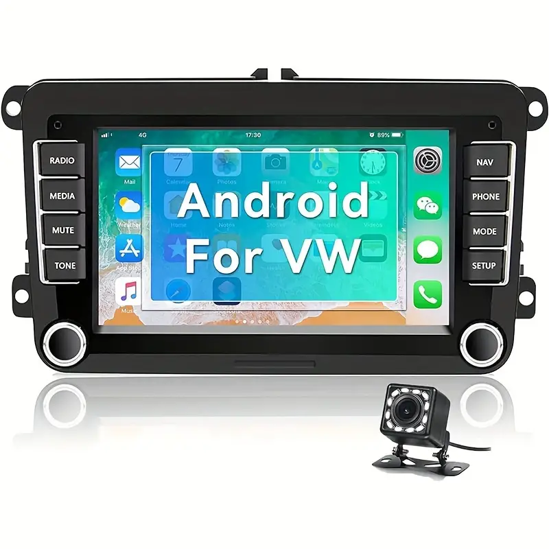 1+ Android 13 Car Stereo Radio With For Vw For Golf For - Temu