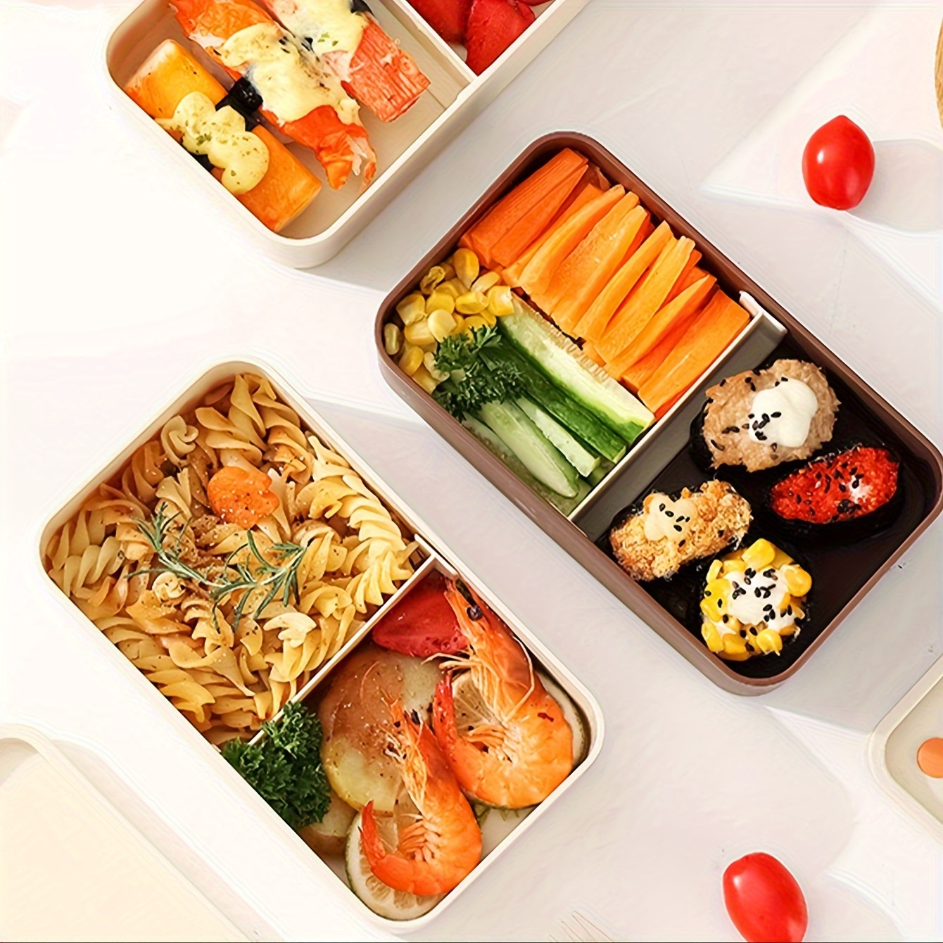 Double layer Lunch Box Large Capacity Japanese style Sealed - Temu