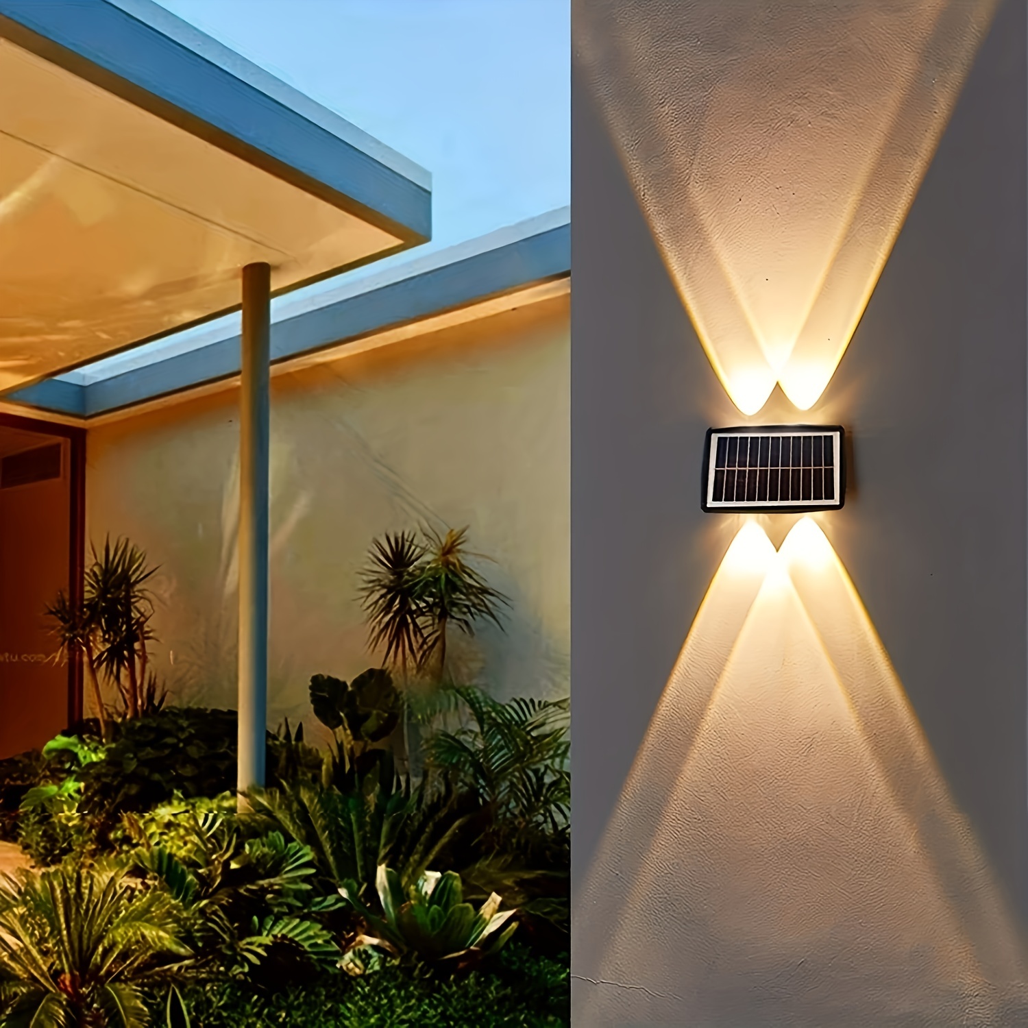 Lampada Parete Solare 1pc Luci Esterno A 4 Led 6led - Temu Switzerland