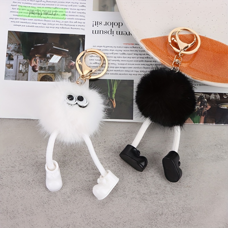 Plush Little Fox Keychain Car Pendant Men Creative Gift Bag - Temu