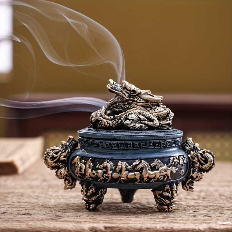 Arabian Incense Burner with Incense Storage Jar Censer for Yoga SPA Bedroom