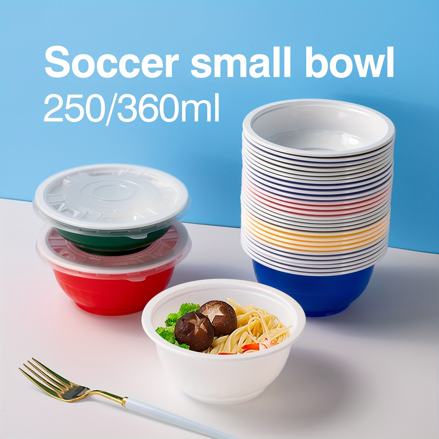 Disposable Bowls Round Plastic Bowls Dessert Bowls Soup - Temu