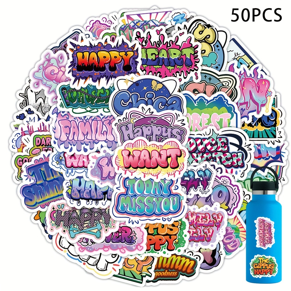 224PCS Trippy Stickers Psychedelic Stickers, Magic Accessories  Stickers,Hippie Sticker Packs,Laptop Water Bottle Car Cup Computer Guitar  Skateboard