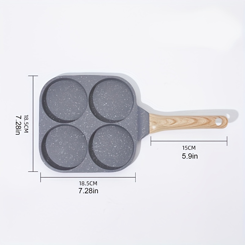  MIUGO Four-Cup Fried Egg Pan, Medical Stone Non-Stick