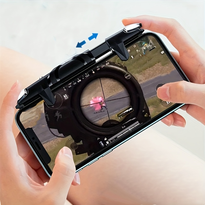 

Manette de jeu rétractable pour téléphone portable pour PUBG, idéale pour les jeux de tir, avec gâchette pour console de jeu mobile.