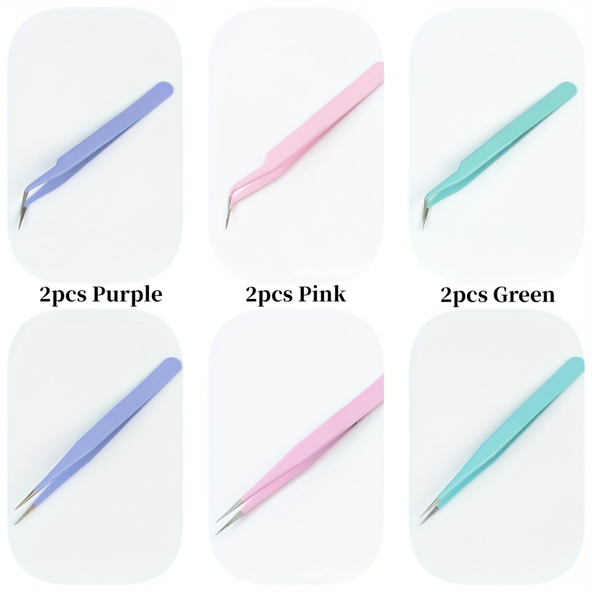 2pcs Candy Color Straight Curved Tweezers Tool For Journal Diy Scrapbooking  Paper Tape Stickers Multi-function Tool Tweezer - Scissors - AliExpress