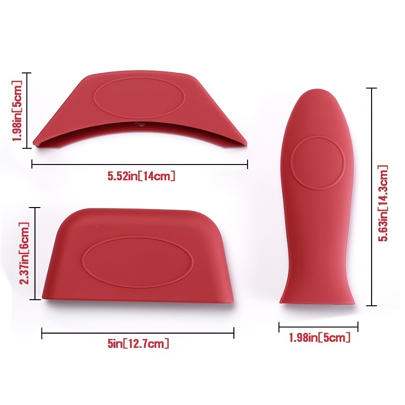 Non slip Silicone Pot Handle Cover Insulate And Protect - Temu