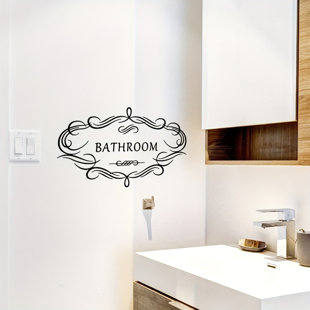  Vinilo adhesivo de pared para baño con cita de pared para baño  con texto en inglés Happy Show : Herramientas y Mejoras del Hogar