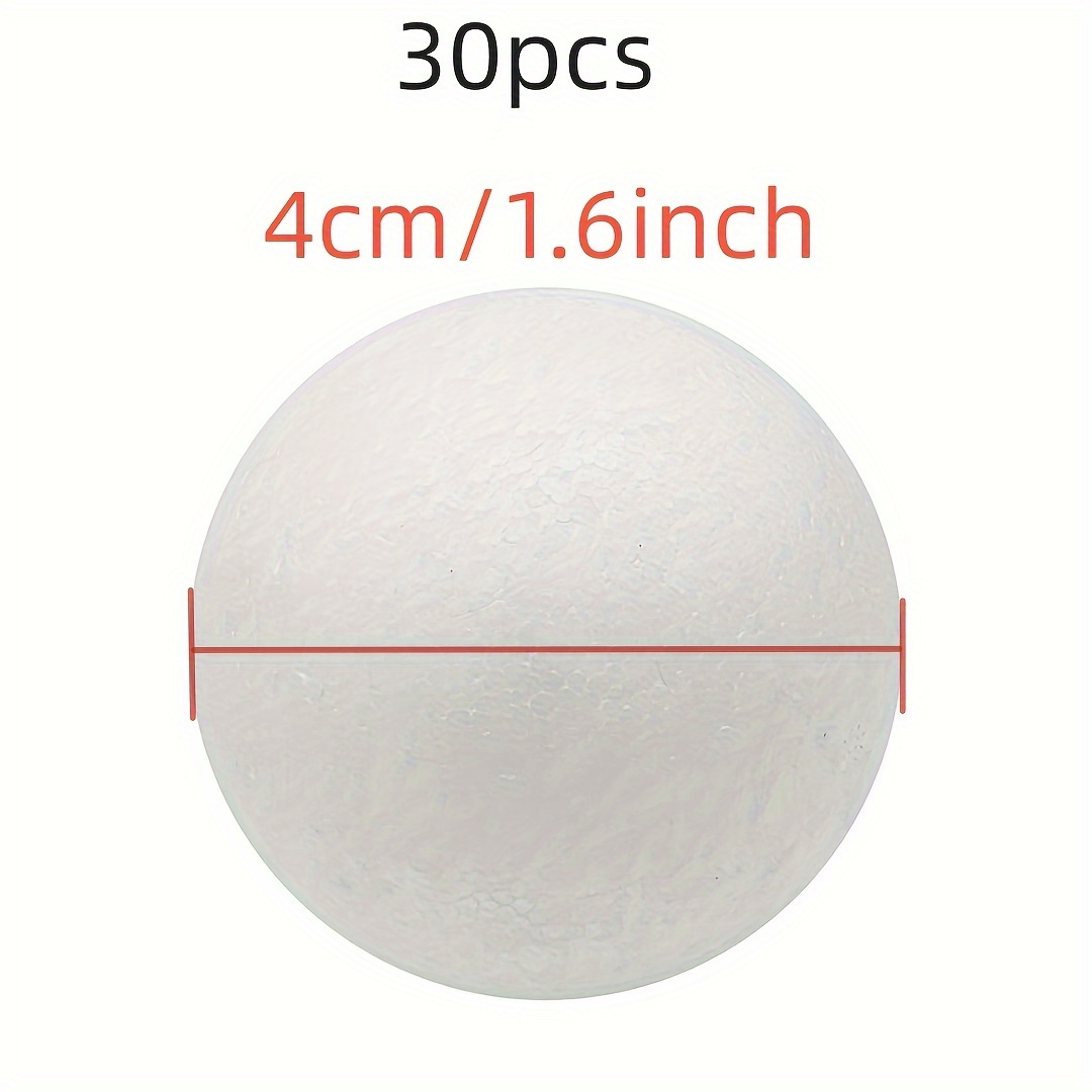 Craft Foam Balls In Diameter Smooth Polystyrene Foam Balls - Temu
