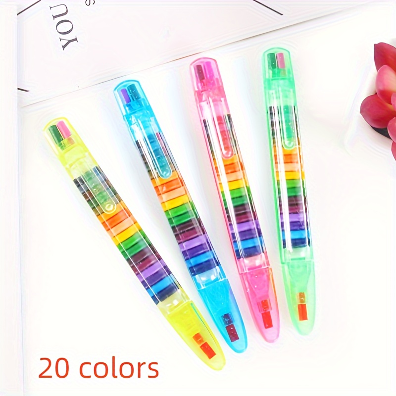 New Erasable Plastic Crayons Graffiti Oil Painting Classroom Crayons For  Kids