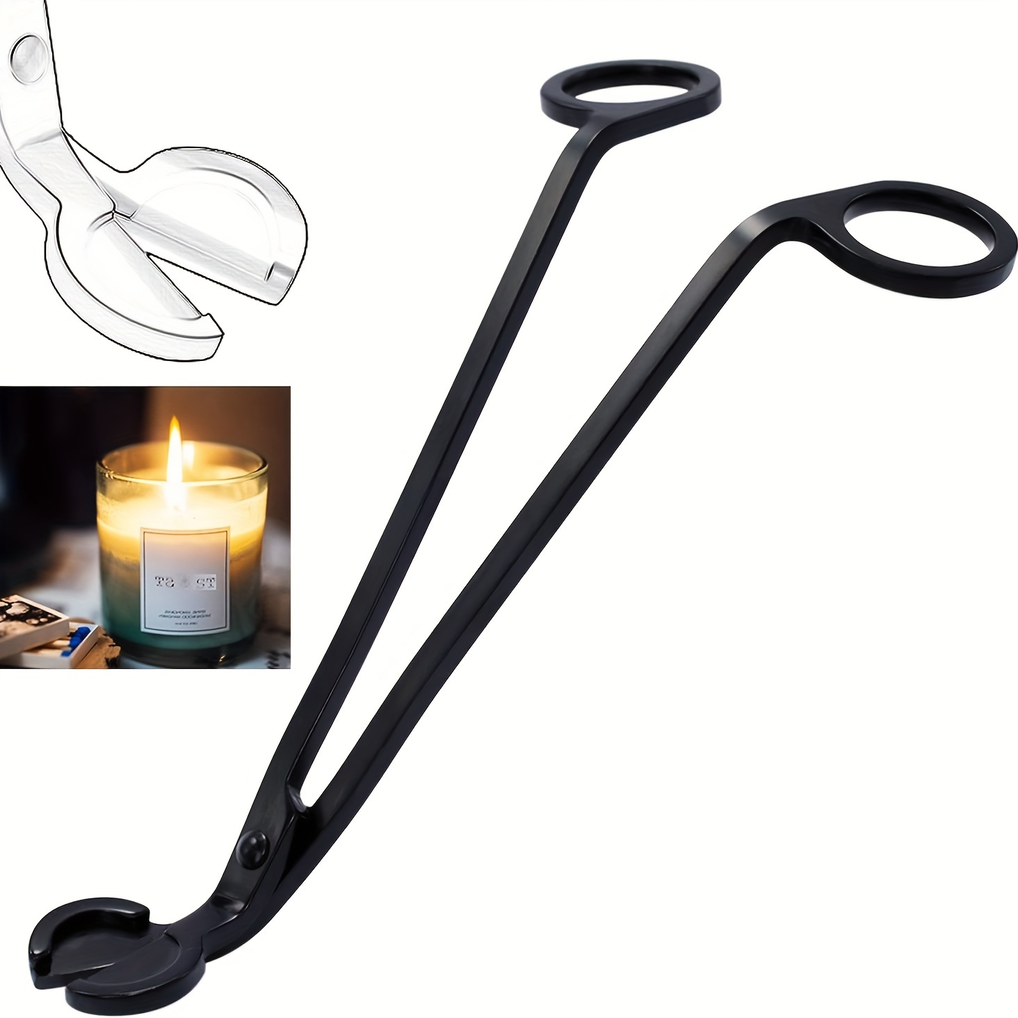 Candle Wick Trimmer Stainless Steel Candle Fire Extinguisher - Temu