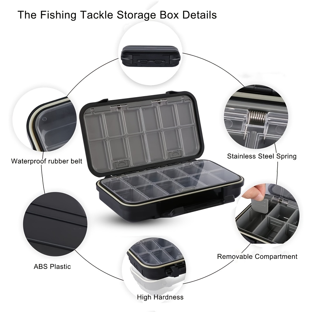 Organize Your Fishing Tackle Box With Goture 2 layer Large - Temu