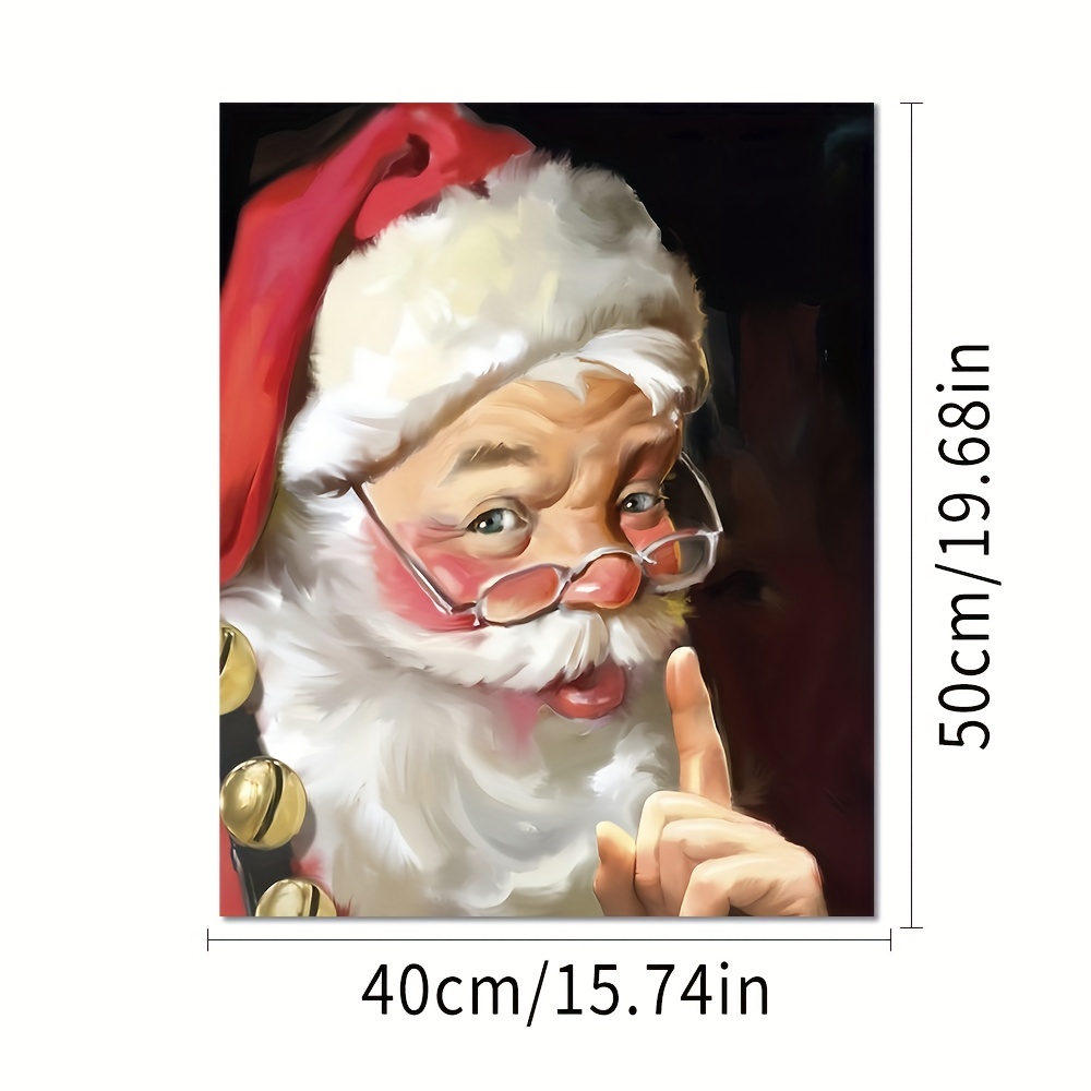 Santa Claus Easy Diy Oil Paint By Numbers For Adults - Temu