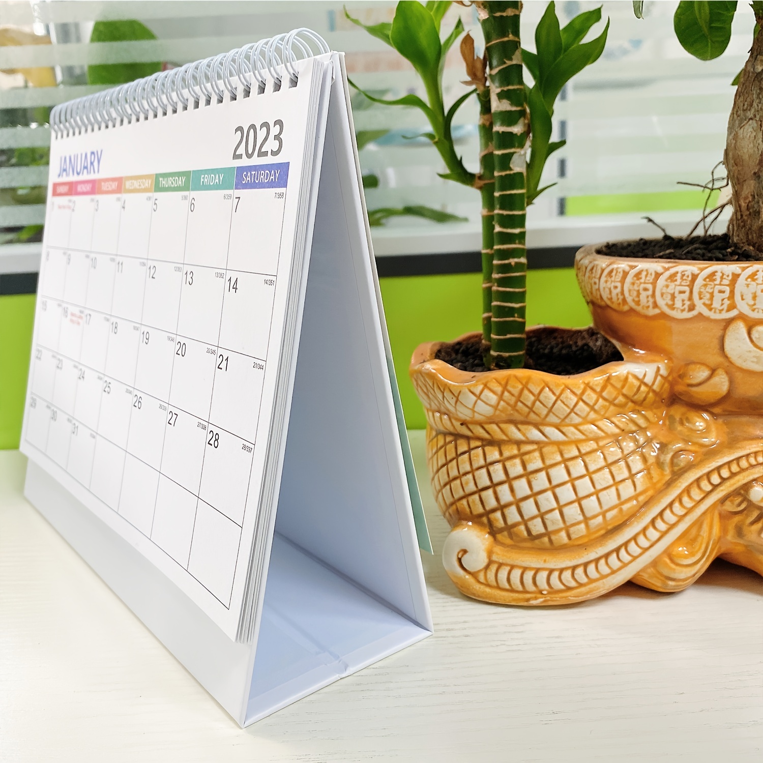 2023 Planner Small Desk Calendar(9*7.13)use Now To December