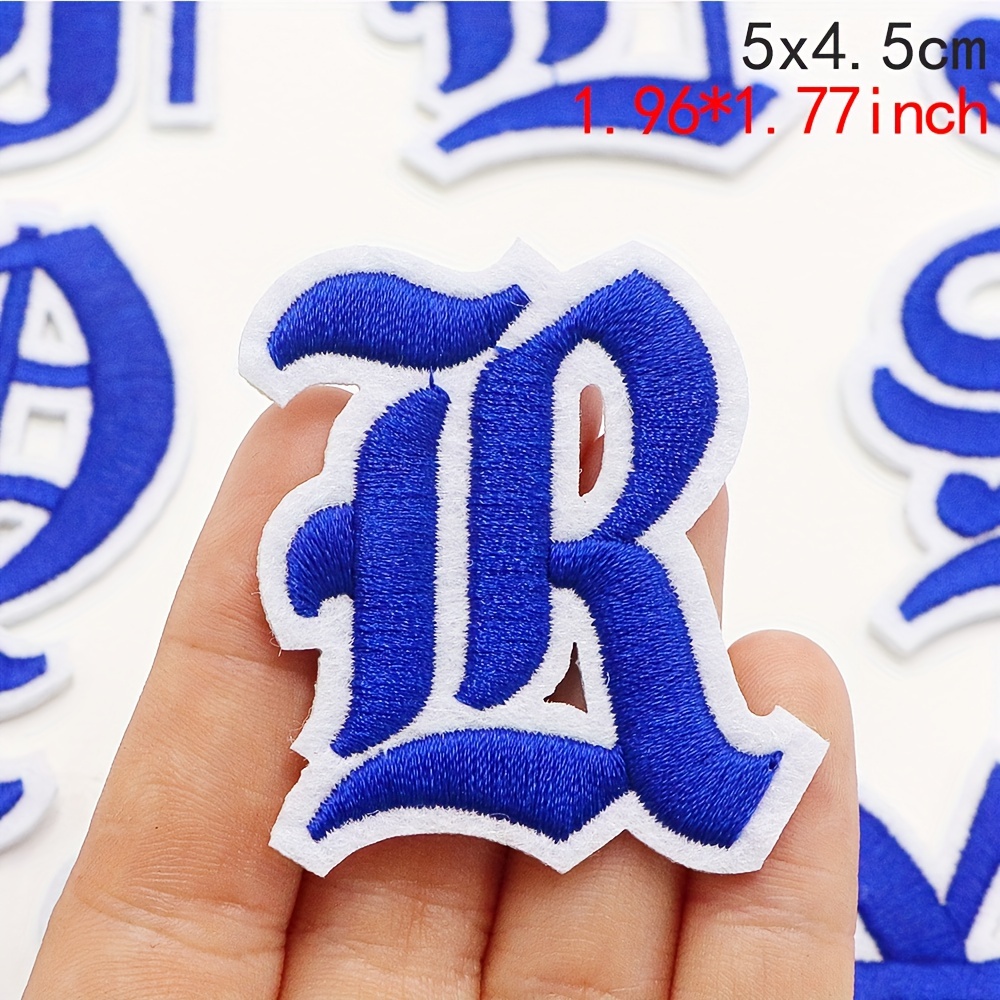 26pcs Letter Patches Ironing on Letter Patches DIY Iron on Letters Clothes Iron on Patches for DIY, Size: 5x5.5cm