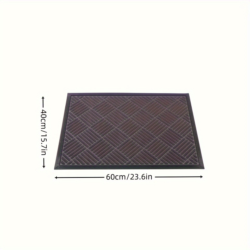 Color G Indoor Door Mat, Entryway Rug 20X32 Waterproof , Non