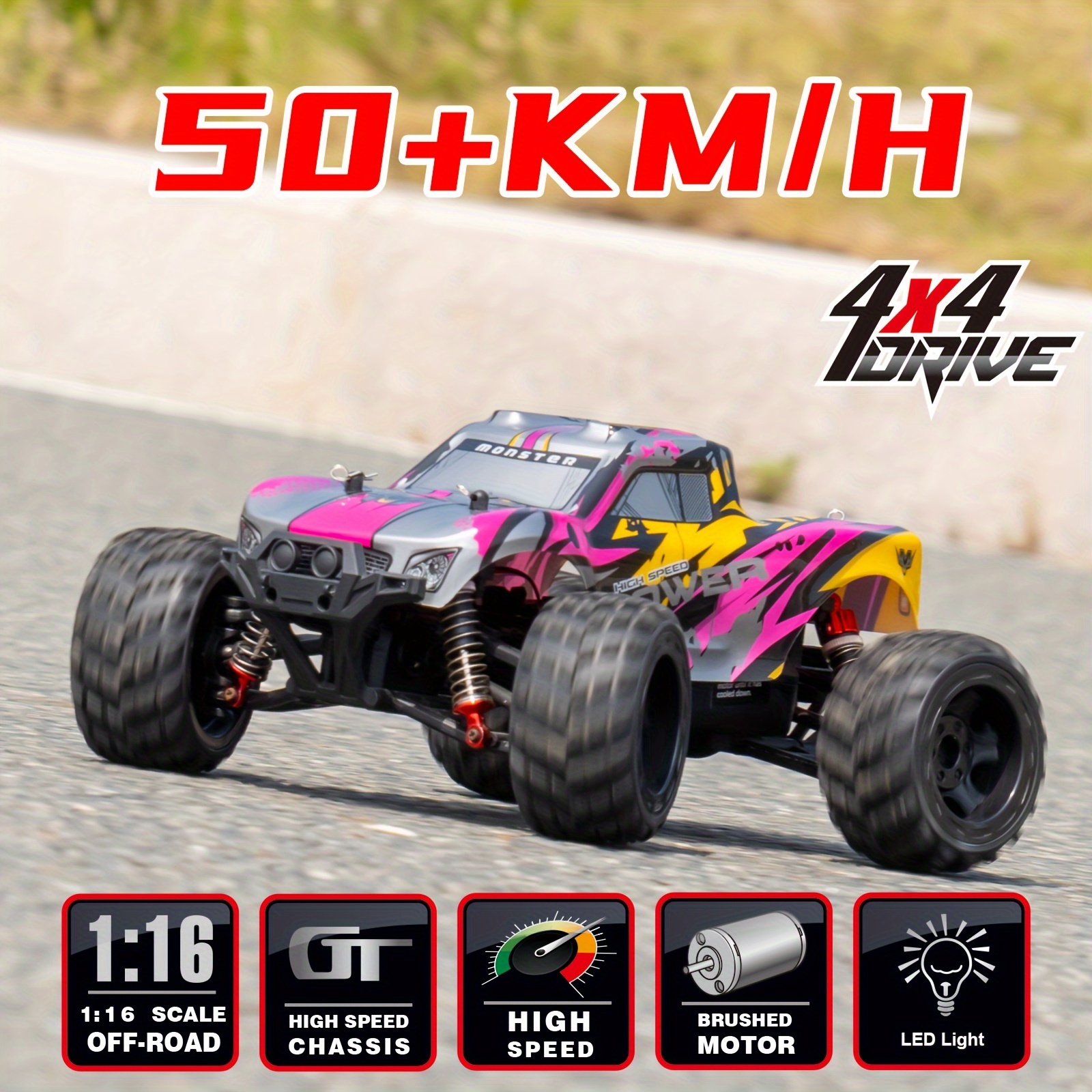 Rc Cars.sniclo 14301/14302 1:14 Rc Car 4wd Brushless High-speed