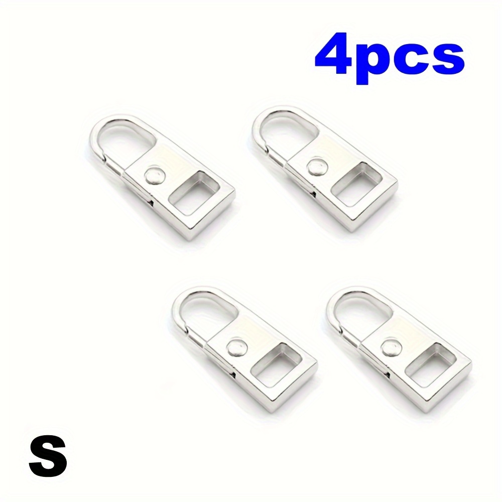 4pcs Multi-color Quick Fix Zipper Pull Replacement Set For Luggage