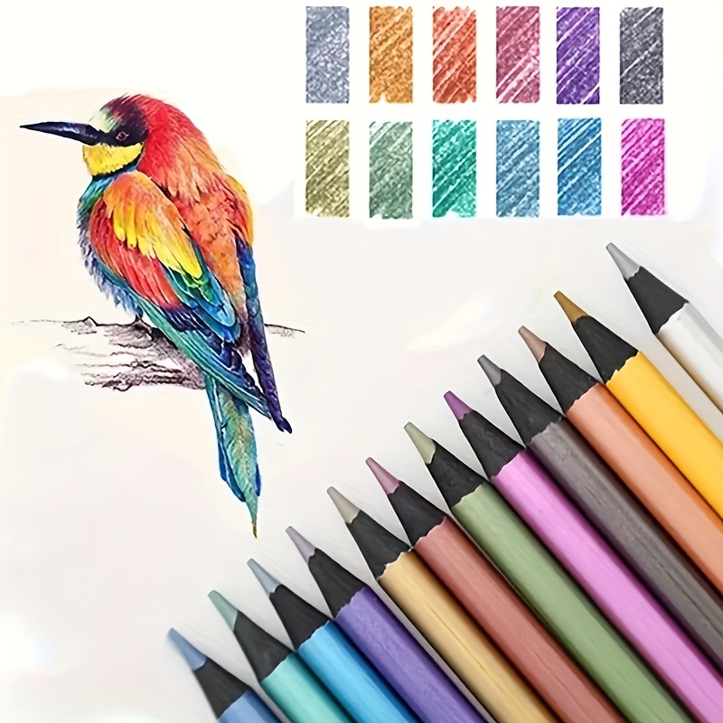 Colored Pencils For Adult Coloring Soft Core With - Temu