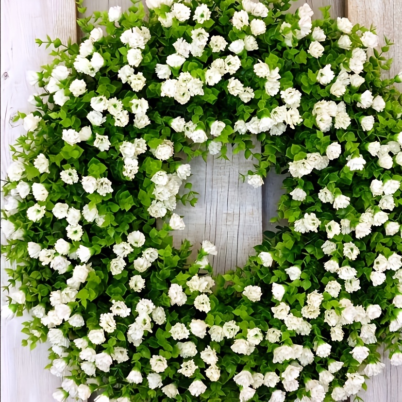  Plastic Plant Wreath Wreath Artificial Home Spring