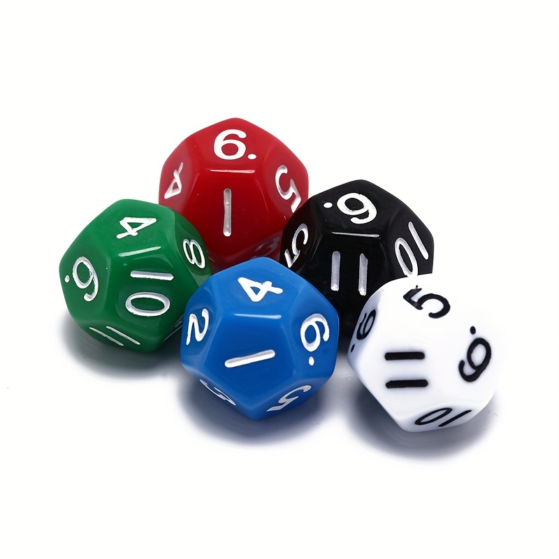 1pc Acrylic 12 Sided Dice Multiple Sided Dice For Funny Party Club Playing Game