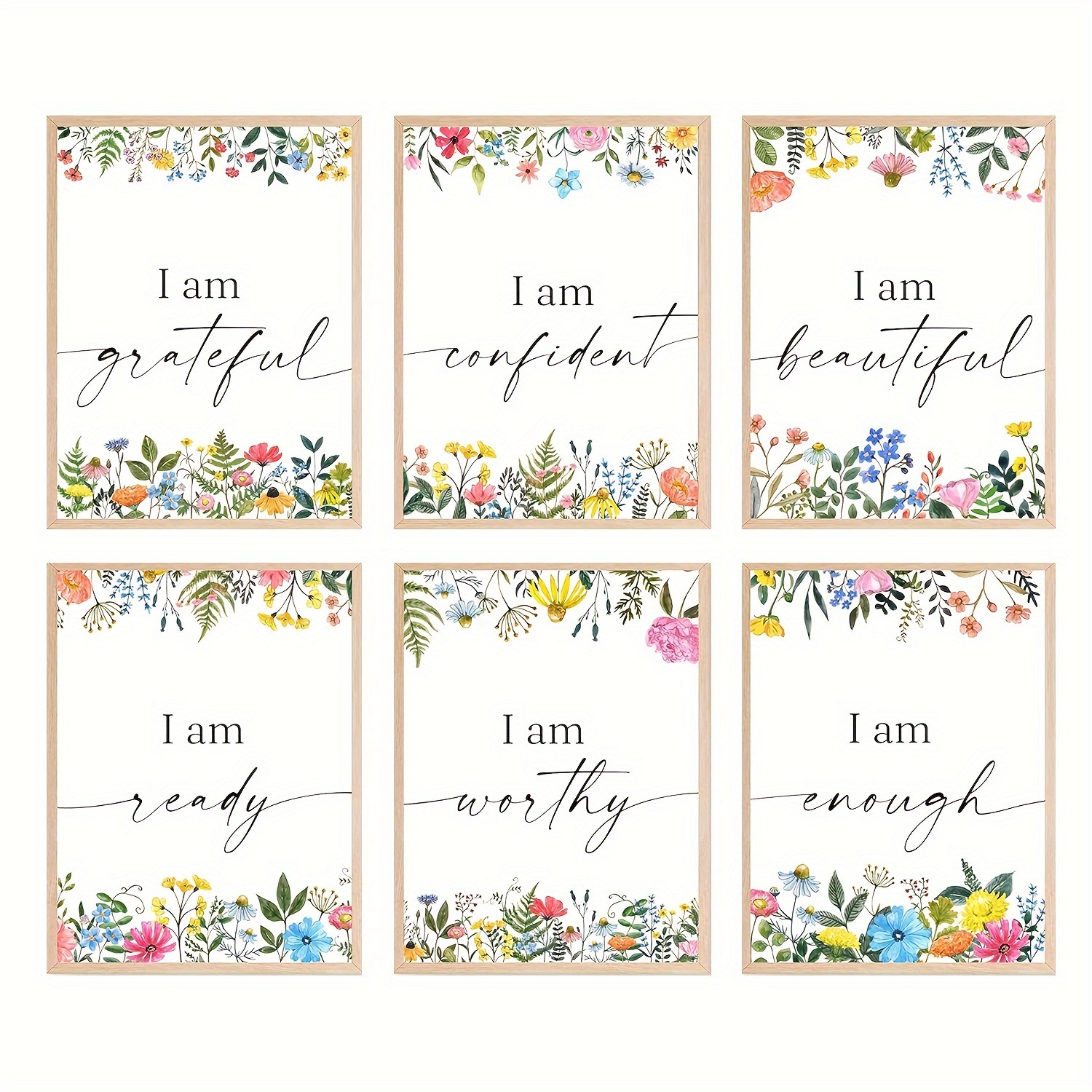 Affirmation Wall Decor Aesthetic Inspirational Wall Art - Temu United 