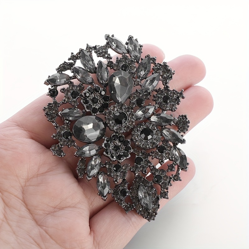 Rhinestone Brooch For Women Clothing Pins Party Banquet Jewelry