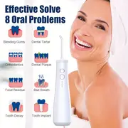 Professional Oral Hygiene Oral Irrigator IPX7 Waterproof  Tips Oral Care Appliances Rechargeable Water Flosser Cleaning details 3