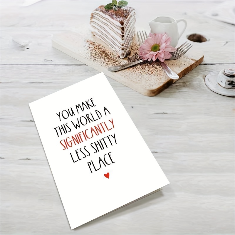 Funny Birthday Card Best Friend Bestie Birthday Card Thank - Temu