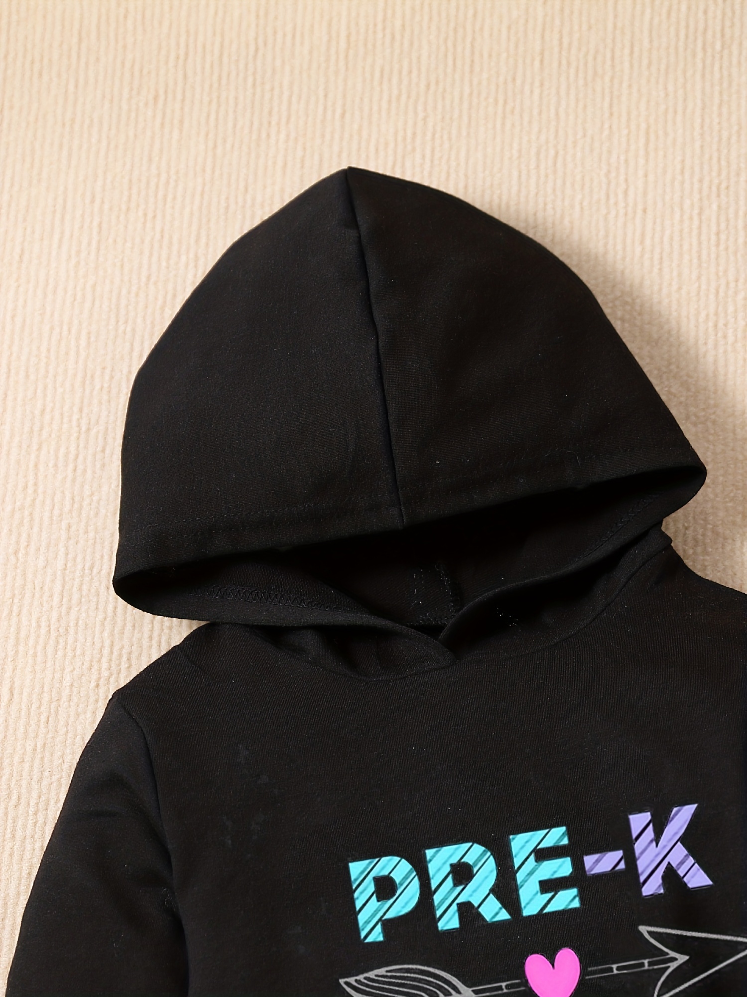 pre k crew print outfits hoodies jogger pants set girls Temu