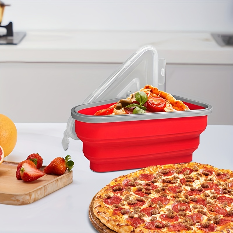 Pizza Crisper, Food Grade Silicone Material And Reusable Folding Food  Storage Crisper - Temu