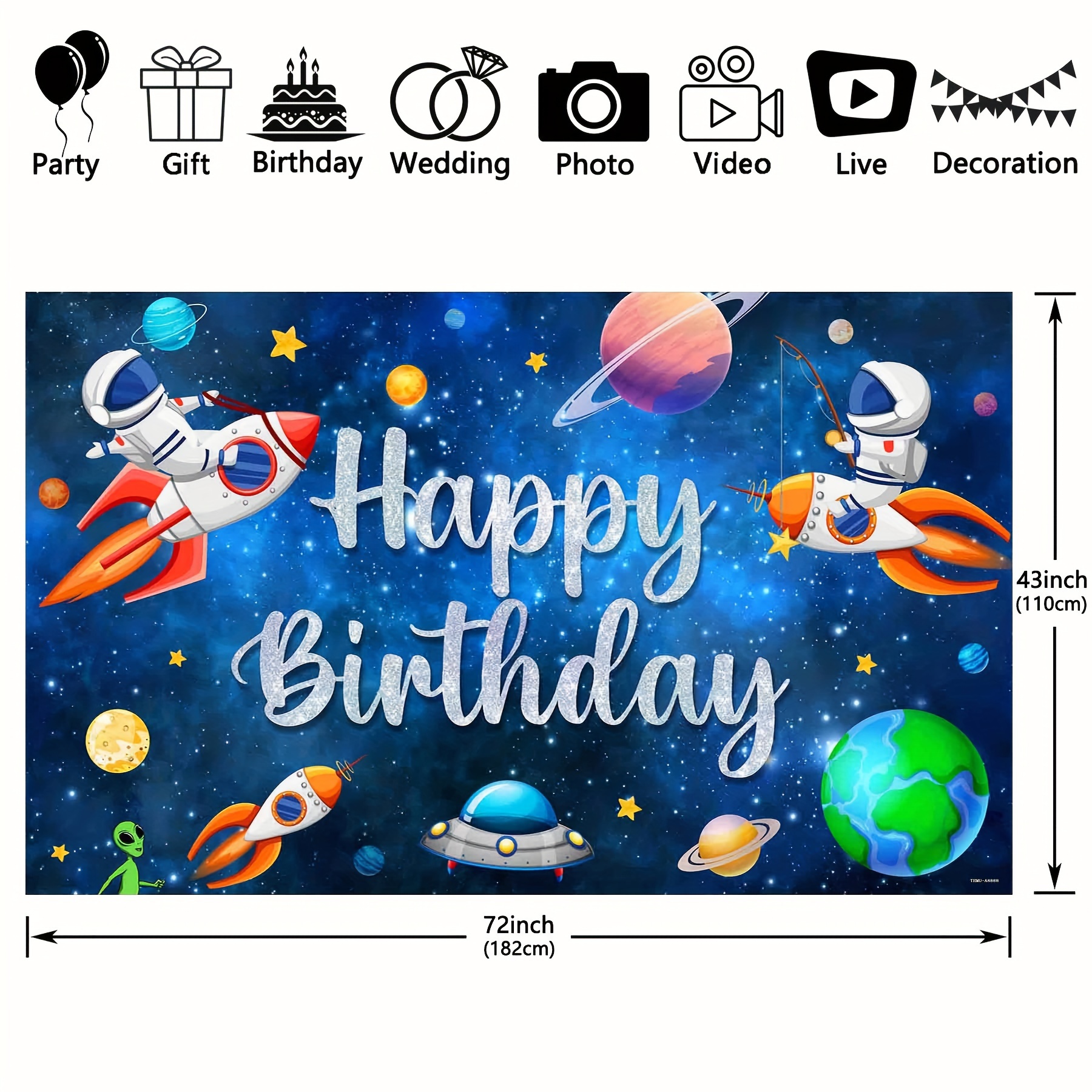 Happy Birthday Photography Backdrop Vinyl Outdoor Boat - Temu Canada