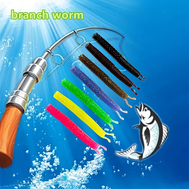 Simulation Maggot Fishing Lures Artificial Bionic Soft Worm - Temu