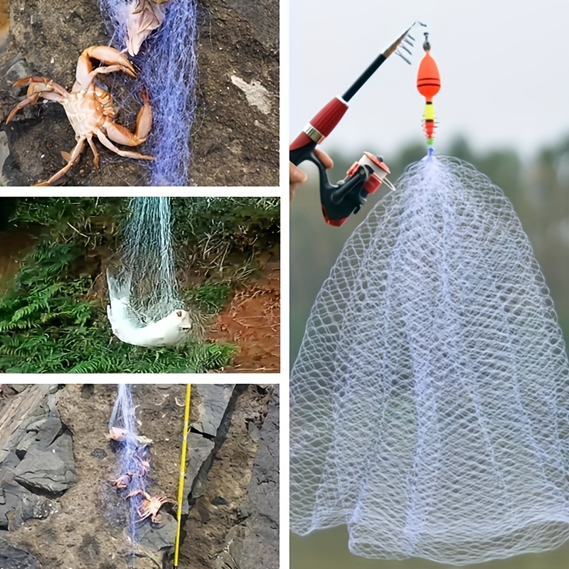 1pc Fishing Net With Copper Spring Fishing Trap Feeder - Suitable For  Freshwater Saltwater