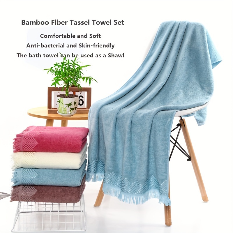 Tassel bath online towels