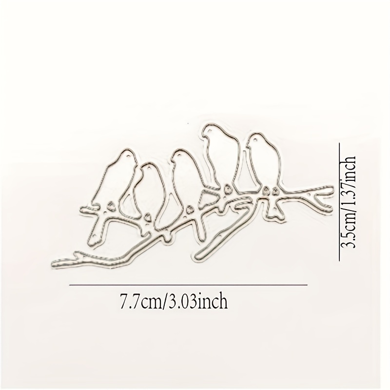 Diy Bird Flower Metal Carbon Steel Die Embodying Cutting Die Cutting Die