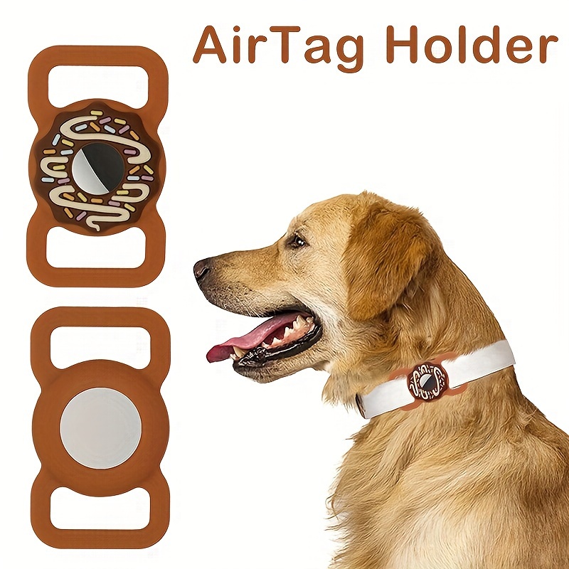 Collier pour chien Airtag, collier pour chien Air Tag réfléchissant pour  Apple Airtags - Collier pour chien robuste et durable réglable avec support