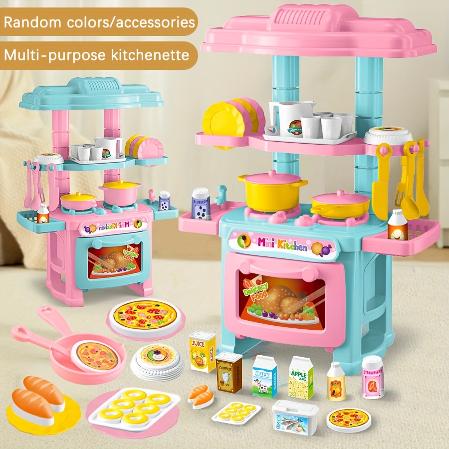 18pcs Kitchen Utensils Children's Straw Simulation Play House Mini