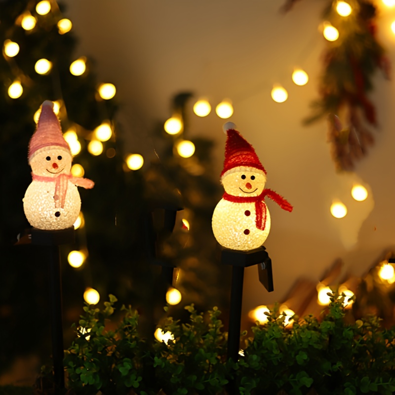 Cinq Lumières Led Solaires Décoration Sapin Noël En Forme - Temu Canada