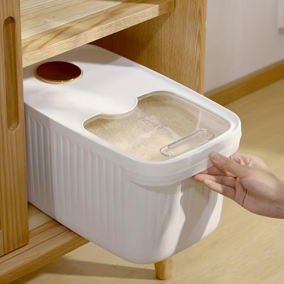 Airtight Rice Dispenser 1pc Clear Large Capacity Container