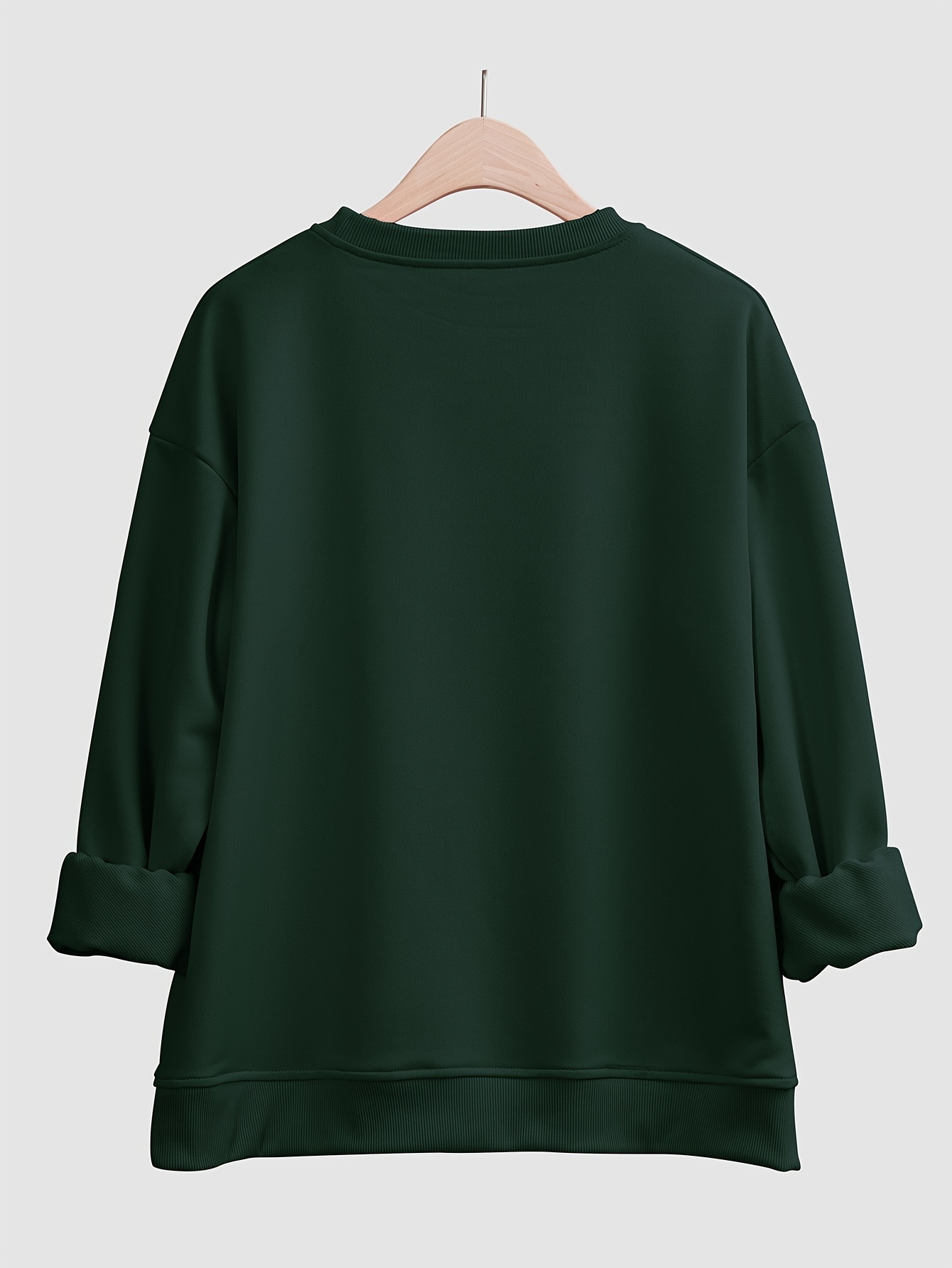 Baby & Toddler Christmas Sweatshirt 'Merry & Bright' Letter Print Pullover – Kids Casual Long Sleeve Crewneck