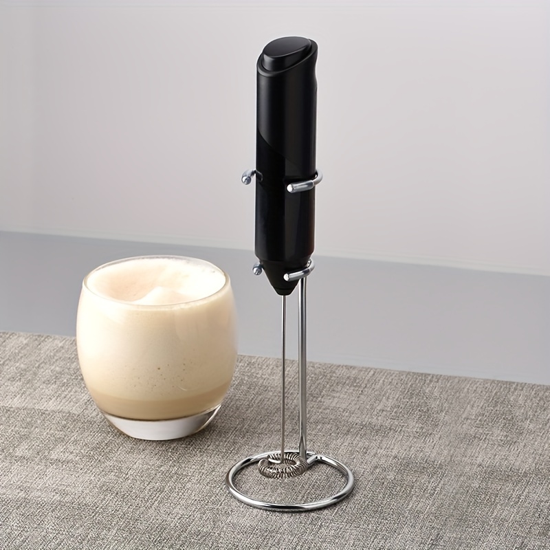 Handheld Electric Milk Frother With Stand Portable Electric - Temu