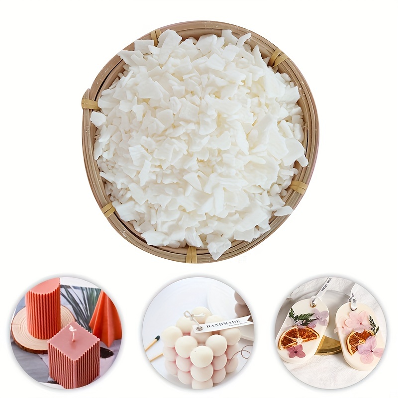 VILLCASE 1 1000 Candle DIY Material Candle Making Materials Natural Soy Wax  DIY Candle Wax Soy Wax Flakes Hair Removal Wax Candle Making Supplies Soy